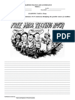 Activity Sheets First Quarter PPG