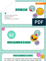 Uji One Sampel T-Test
