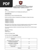 MIDTERM ASSIGNMENT Magdalino James Francis 1ST YEAR 2 BSTM