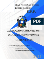 Ejercicio Zapata Excentrica Caso 1,2 y 3