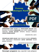 Konsep Pengembangan Kurikulum