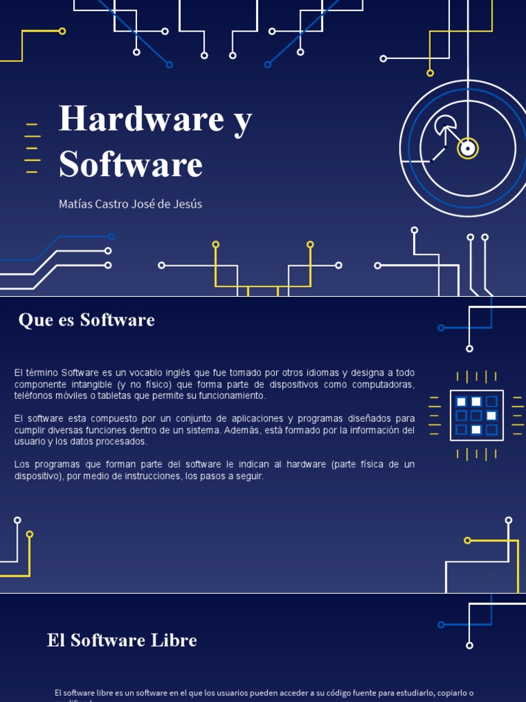 Software y Hardware | PDF | Hardware de la computadora | Software