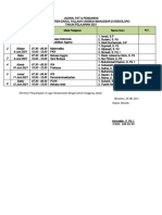 Jadwal Piket PSB 2021