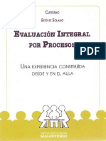 Cayetano Estévez Solano. (1996) Evaluación Integral Por Procesos