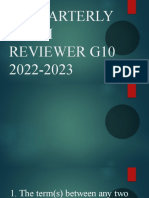 1st Quarterly Exam Reviewer g10 2022 2023