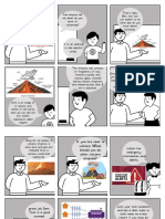 Volcano Presentation Comic Strip.