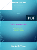 Diseño de Tablas y Smartart Power Point