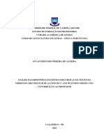 Lucas Fernando Pereira de Almeida. Tcc. Licenciatura Em Letras - Língua Portuguesa. 2018