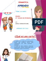 CLASE VIRTUAL LA CARTA - 14 de Septiembre