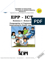 Grade 5 - Q4 - W8 - Pangangalap at Pagsusuri NG Impormasyon Gamit Ang ICT