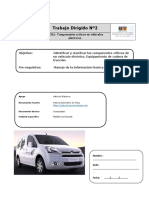 Guia N°3 Componentes Criticos de Un Vehiculo Electrico