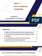 History of Computing Module 1