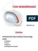 Antepartum Hemorrhage