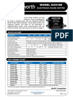 MODEL HX5100: Electronic Phase Shifter