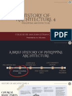 MIDTERMS - -PHILIPPINE CHURCHES - HISTORY OF ARCHITECTURE 04
