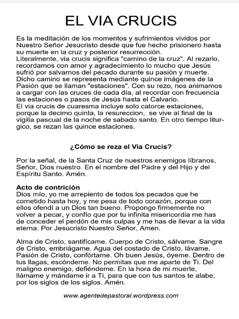 Rezo Del Viacrucis PDF