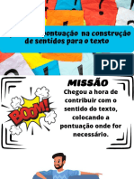 O Poder Da Pontuação Na Construção de Sentidos para o Texto