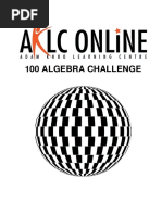 100 Algebra Challenge