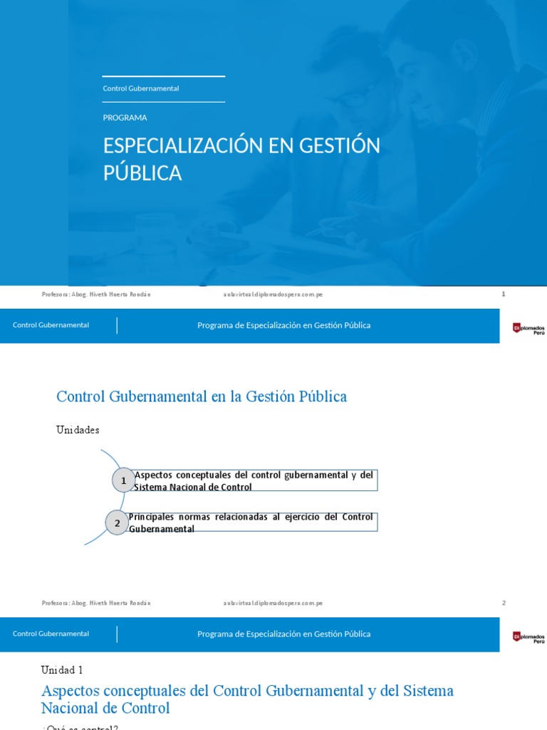 Certificados en Gestión Pública | PDF | Administración Pública | Auditoría