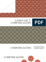 Comunicación y Lenguaje