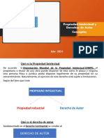 Conceptos de Propiedad Intelectual y Derechos de Autor