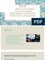 Ketimpangan Sosial Sebagai Dampak Perubahan Sosial Di Tengah Globalisasi
