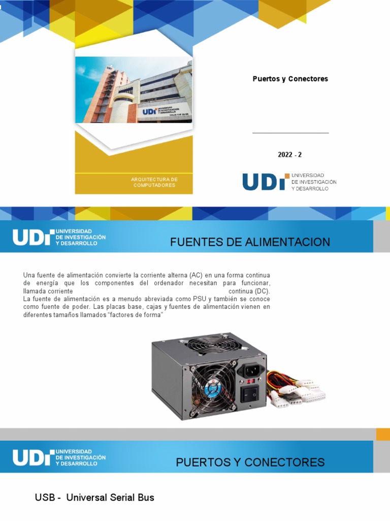 Puertos y Conectores | PDF | USB | Edad de información 