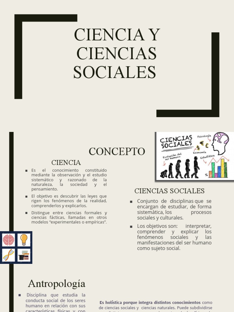 Concepto y Ramas de Ciencias Sociales | PDF | Moralidad | Sociedad