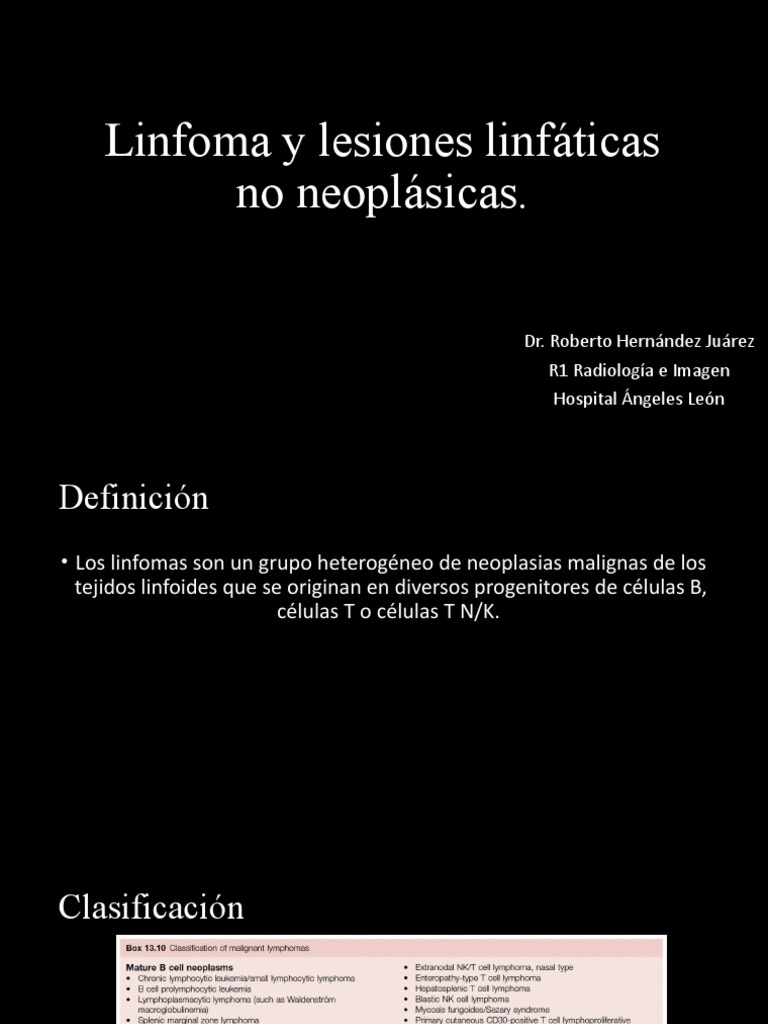 Linfoma Pdf Linfoma Sistema Linfático