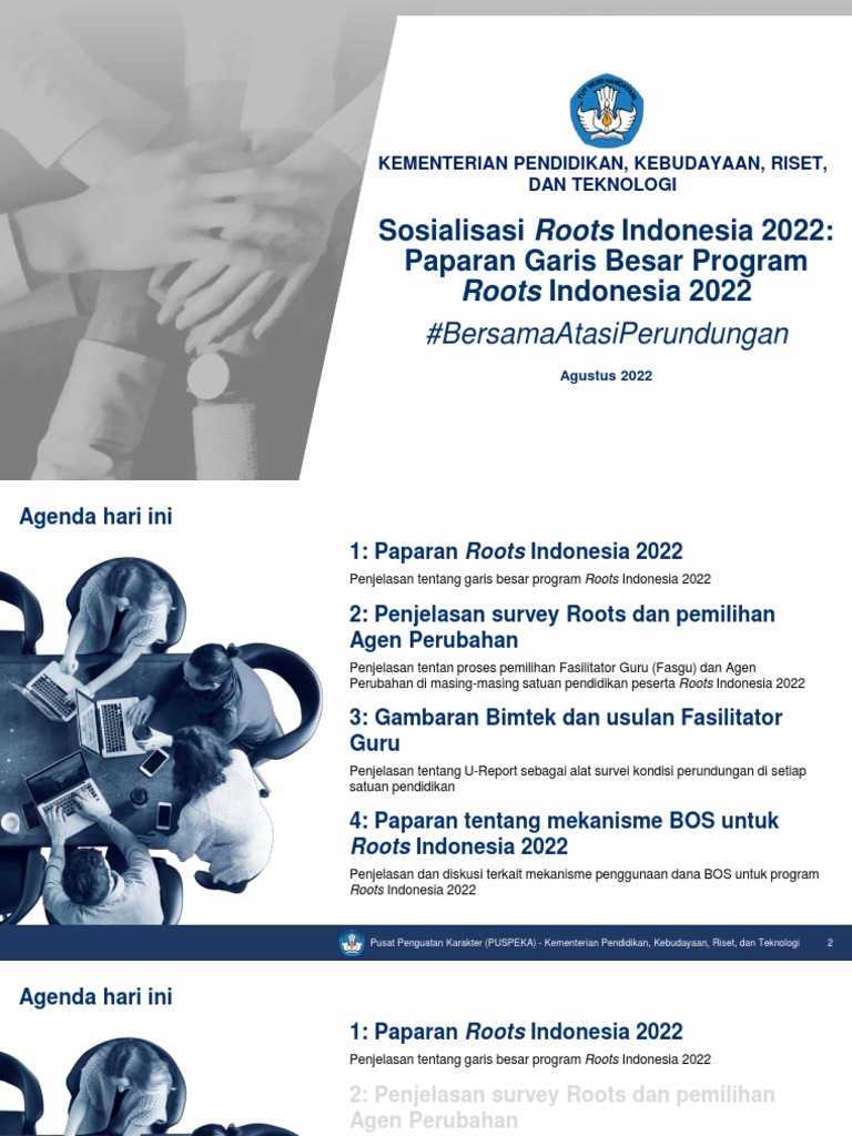 Program Roots Indonesia 2022 untuk Cegah Perundungan | PDF | Kesehatan ...