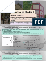 Mecánica de Fluidos II: Parámetros de diseño hidráulico de Canales en régimen crítico