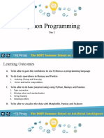 Lecture 1 Pyhton Programming DOST 1