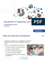 Introduction to Suspension Concentrate Formulation