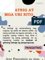 Pangatnig at Mga Uri Nito