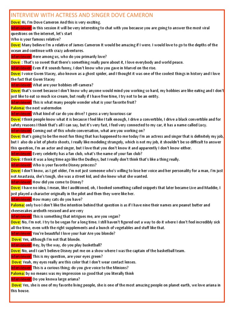 Dove Cameron Opens Up About Her Early Life and Career Struggles