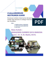 Pengembangan Instrumen Karir