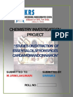 Chemistry Investigatory Sriram - Final Draft