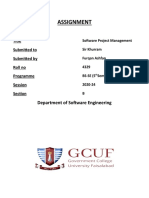 Assignment: Title Submitted To Submitted by Roll No Programme Session Section