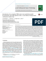 TBM cutter wear prediction model for pyroclastic and mafic rocks