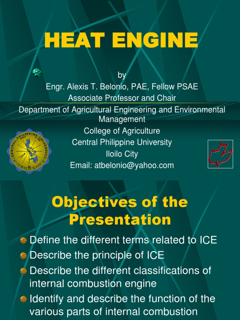 Heat Engine PDF Internal Combustion Engine Horsepower