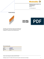 Weidmüller ZQV 4N/10 Cross-Connector Data Sheet