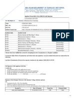 Debasish Exam Form