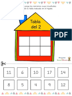 Calculo Mental Casas Tablas Multiplicar