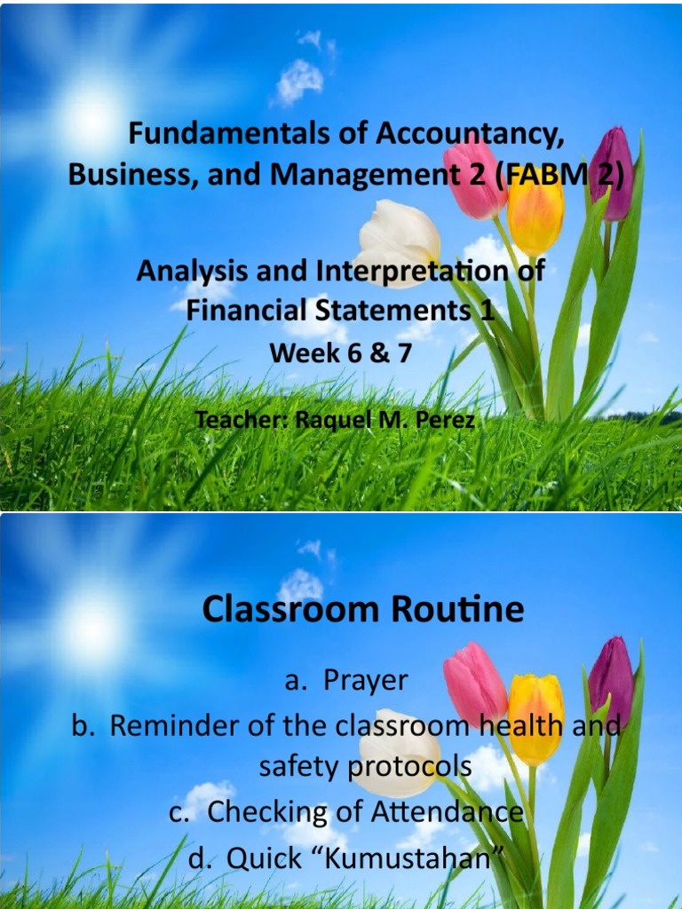 Financial Analysis - Week 6 7 | PDF | Financial Statement | Percentage
