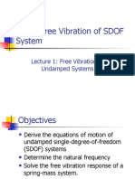 Free Vibration of SDOF Systems Explained