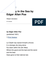 The City in The Sea by Edgar Allan Poe