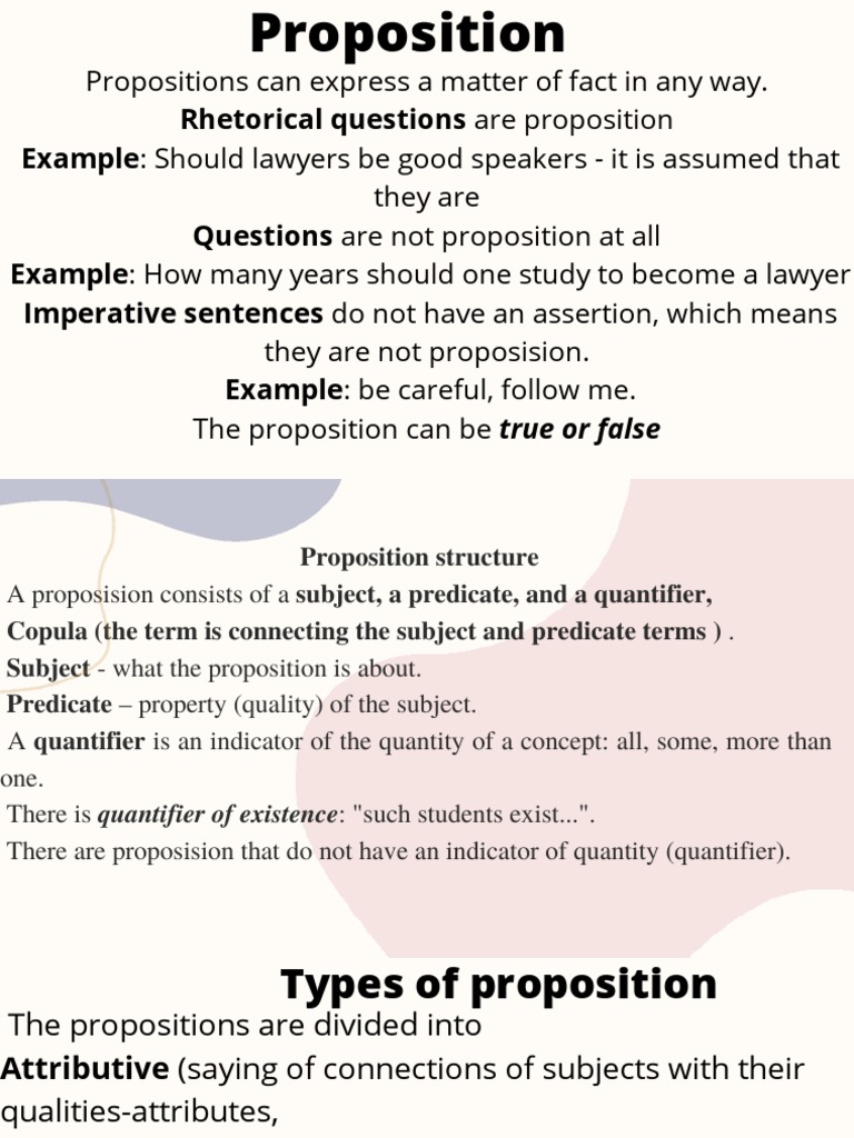 Proposition 3 | PDF | Proposition | Cognitive Science