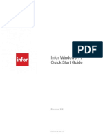 Quick Start Guide for Infor Windows 11