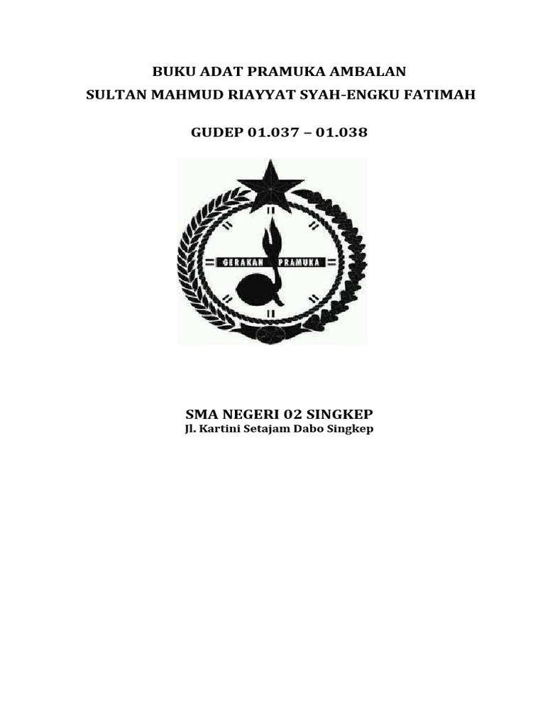 3.buku Adat Pramuka Ambalan Smanda | PDF