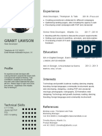 CV Template CANVA 3